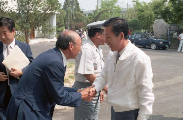조남성 부지사 본군 순시 의 사진