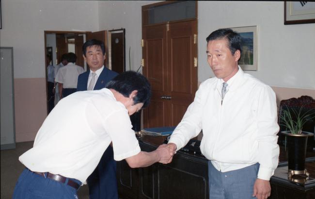 조남성 부지사 본군 순시 의 사진