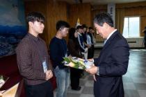 귀뚜라미 문화재단 장학증서 수여식 의 사진